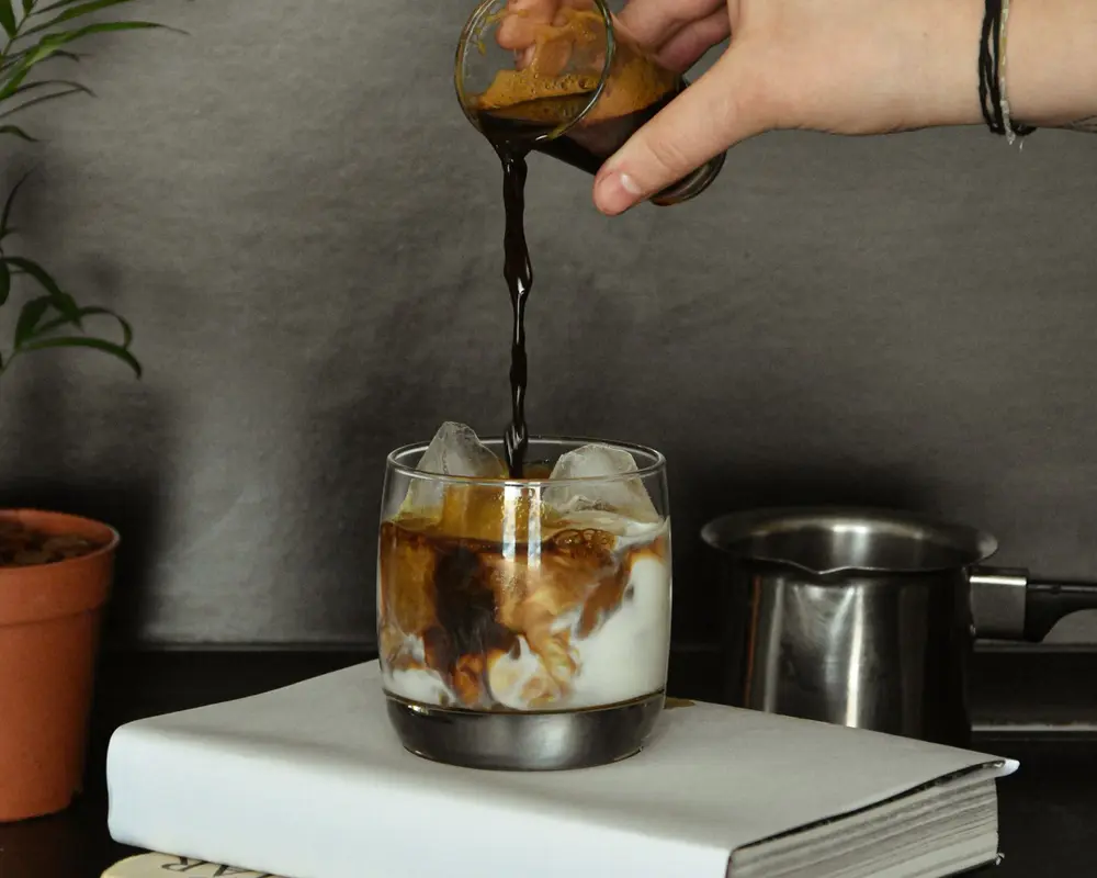 A carefully measured drink recipe